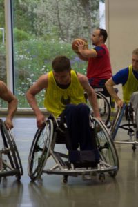 Training Rollstuhlbasketball des RSV Murnau