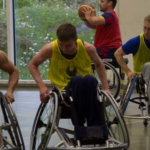 Training Rollstuhlbasketball des RSV Murnau