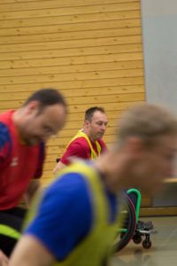 Training Rollstuhlbasketball des RSV Murnau
