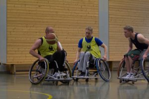 Training Rollstuhlbasketball des RSV Murnau