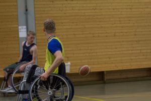 Training Rollstuhlbasketball des RSV Murnau