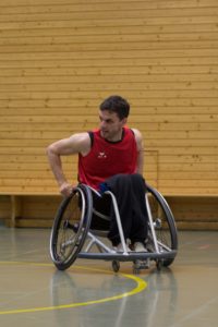 Training Rollstuhlbasketball des RSV Murnau
