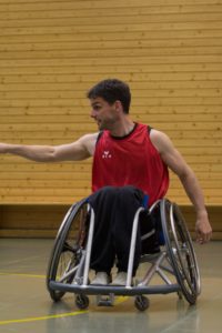 Training Rollstuhlbasketball des RSV Murnau