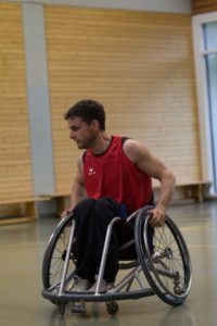Training Rollstuhlbasketball des RSV Murnau