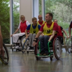 Training Rollstuhlbasketball des RSV Murnau