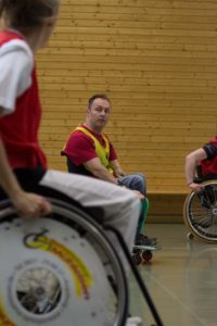Training Rollstuhlbasketball des RSV Murnau
