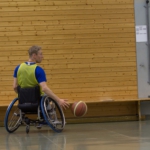 Training Rollstuhlbasketball des RSV Murnau