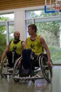 Training Rollstuhlbasketball des RSV Murnau