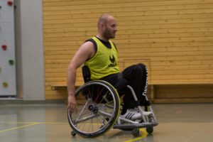 Training Rollstuhlbasketball des RSV Murnau