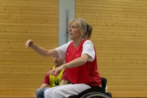 Training Rollstuhlbasketball des RSV Murnau
