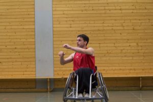 Training Rollstuhlbasketball des RSV Murnau
