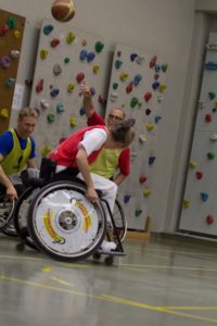Training Rollstuhlbasketball des RSV Murnau