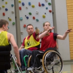 Training Rollstuhlbasketball des RSV Murnau