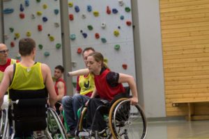 Training Rollstuhlbasketball des RSV Murnau