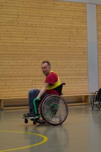 Training Rollstuhlbasketball des RSV Murnau