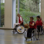 Training Rollstuhlbasketball des RSV Murnau