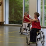 Training Rollstuhlbasketball des RSV Murnau