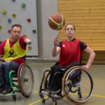 Training Rollstuhlbasketball des RSV Murnau