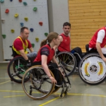 Training Rollstuhlbasketball des RSV Murnau