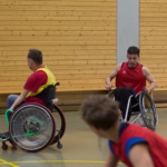 Training Rollstuhlbasketball des RSV Murnau