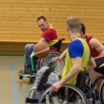 Training Rollstuhlbasketball des RSV Murnau