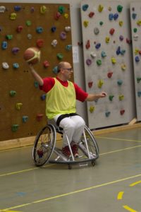 Training Rollstuhlbasketball des RSV Murnau