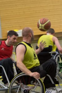 Training Rollstuhlbasketball des RSV Murnau