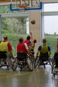 Training Rollstuhlbasketball des RSV Murnau