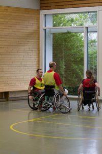 Training Rollstuhlbasketball des RSV Murnau