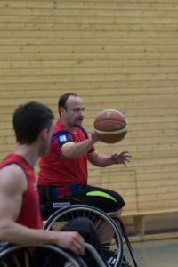 Training Rollstuhlbasketball des RSV Murnau