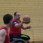 Training Rollstuhlbasketball des RSV Murnau