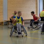 Training Rollstuhlbasketball des RSV Murnau