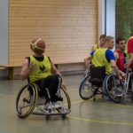 Training Rollstuhlbasketball des RSV Murnau