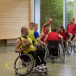 Training Rollstuhlbasketball des RSV Murnau