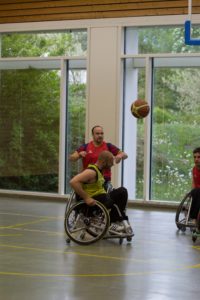 Training Rollstuhlbasketball des RSV Murnau