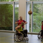 Training Rollstuhlbasketball des RSV Murnau