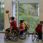 Training Rollstuhlbasketball des RSV Murnau