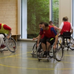 Training Rollstuhlbasketball des RSV Murnau