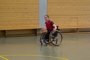 Training Rollstuhlbasketball des RSV Murnau