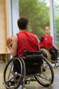 Training Rollstuhlbasketball des RSV Murnau