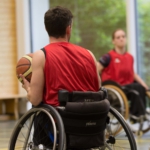 Training Rollstuhlbasketball des RSV Murnau