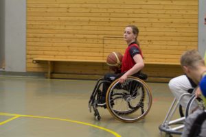 Training Rollstuhlbasketball des RSV Murnau