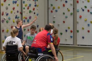 Training Rollstuhlbasketball des RSV Murnau