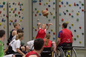 Training Rollstuhlbasketball des RSV Murnau
