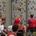 Training Rollstuhlbasketball des RSV Murnau