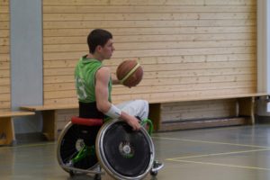 Training Rollstuhlbasketball des RSV Murnau