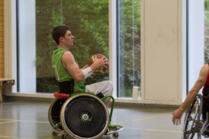 Training Rollstuhlbasketball des RSV Murnau
