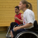 Training Rollstuhlbasketball des RSV Murnau