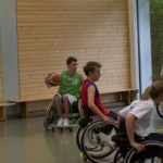 Training Rollstuhlbasketball des RSV Murnau