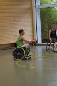 Training Rollstuhlbasketball des RSV Murnau